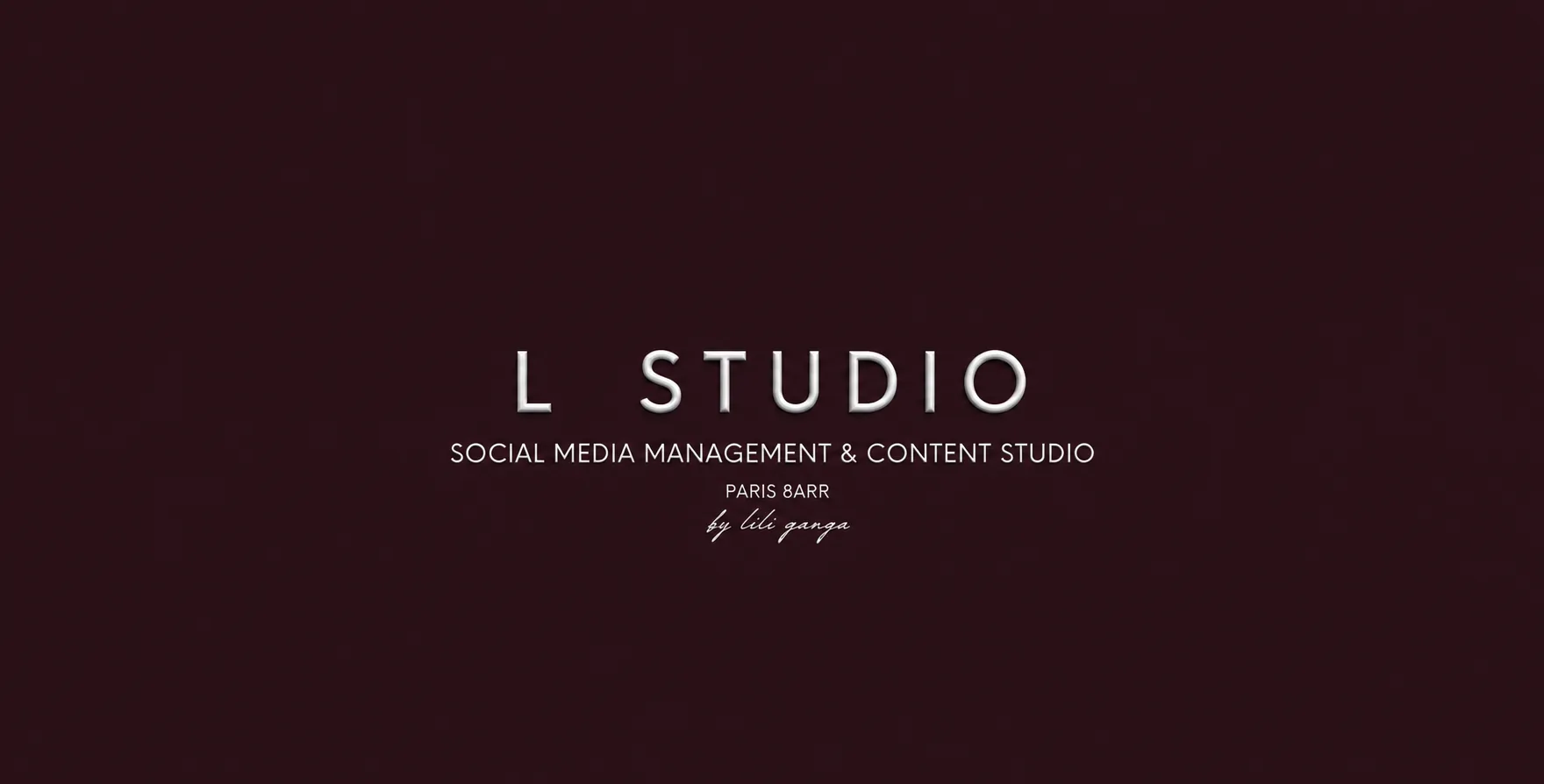 L STUDIO — Social Media Management & Content Studio
