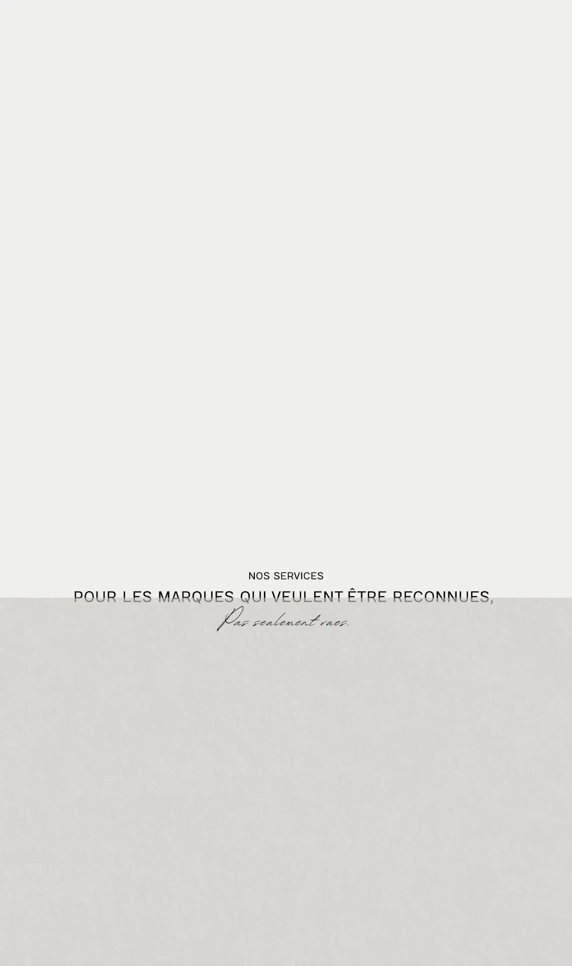 Nos services L STUDIO à Paris — direction créative pour les marques de mode et beauté (version mobile)